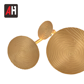 Modern magnificent restaurant decoration copper wall light 